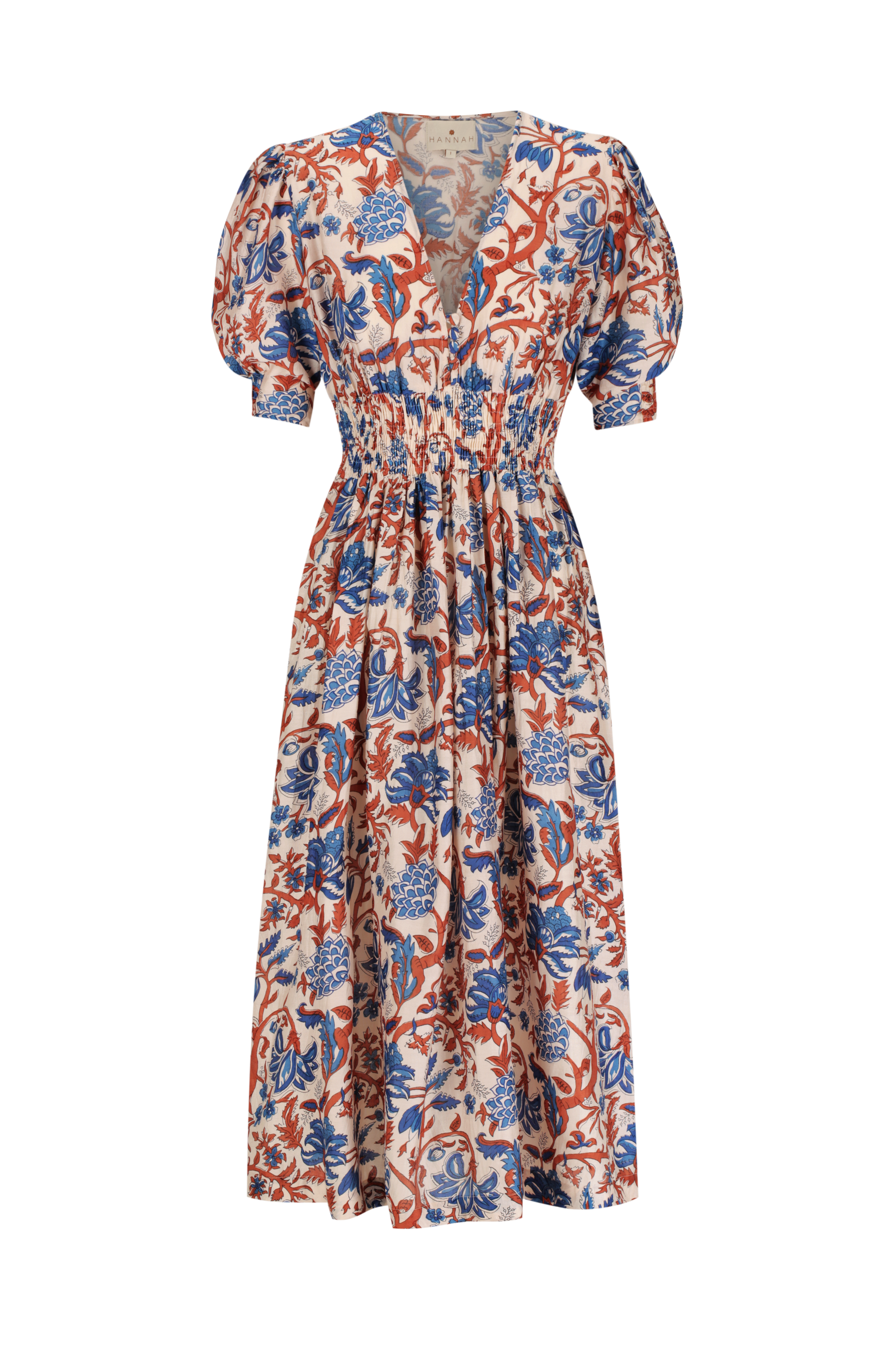 Sophia Midi Dress - Fernando Azure