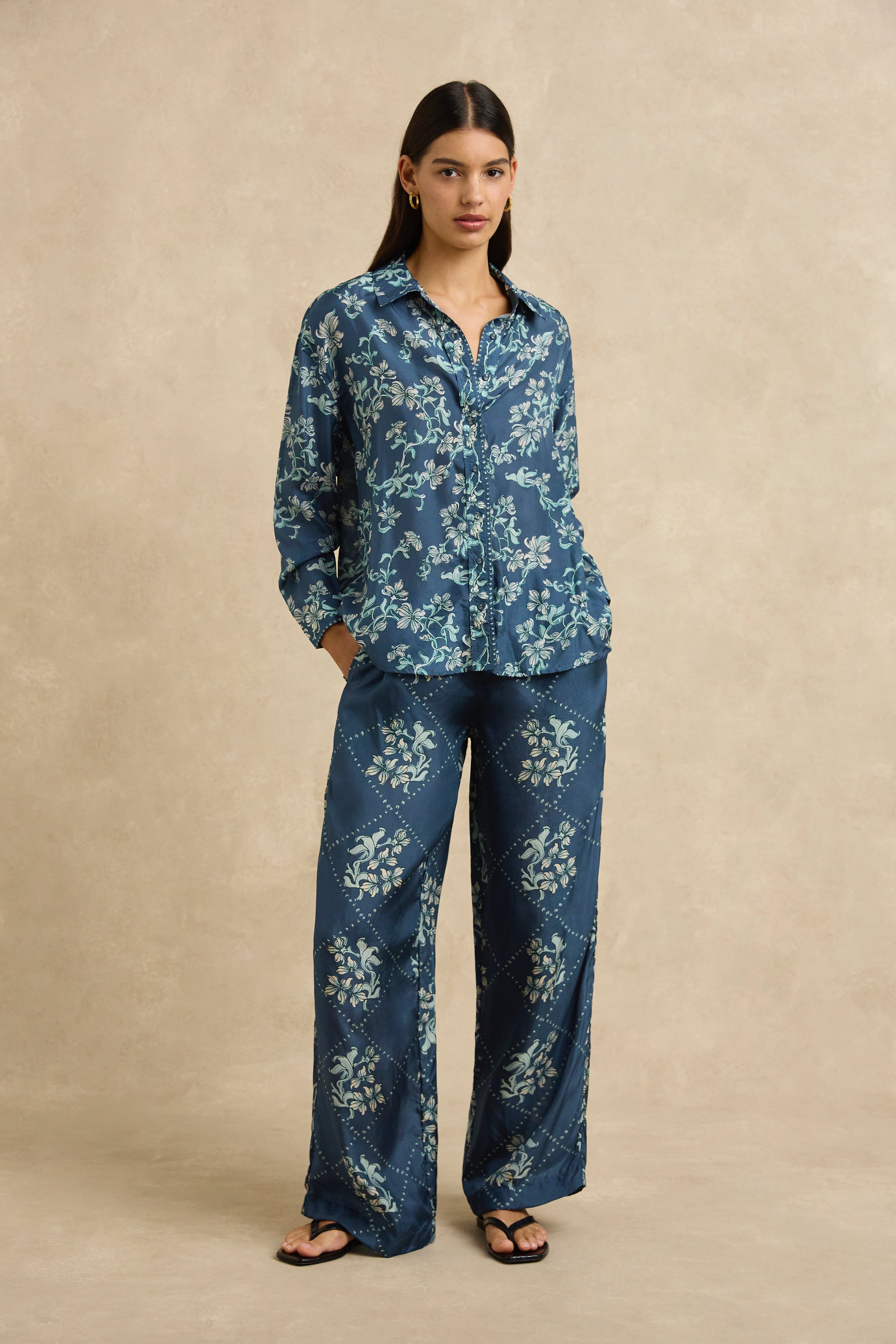 Stevie Shirt - Jasmine Blue