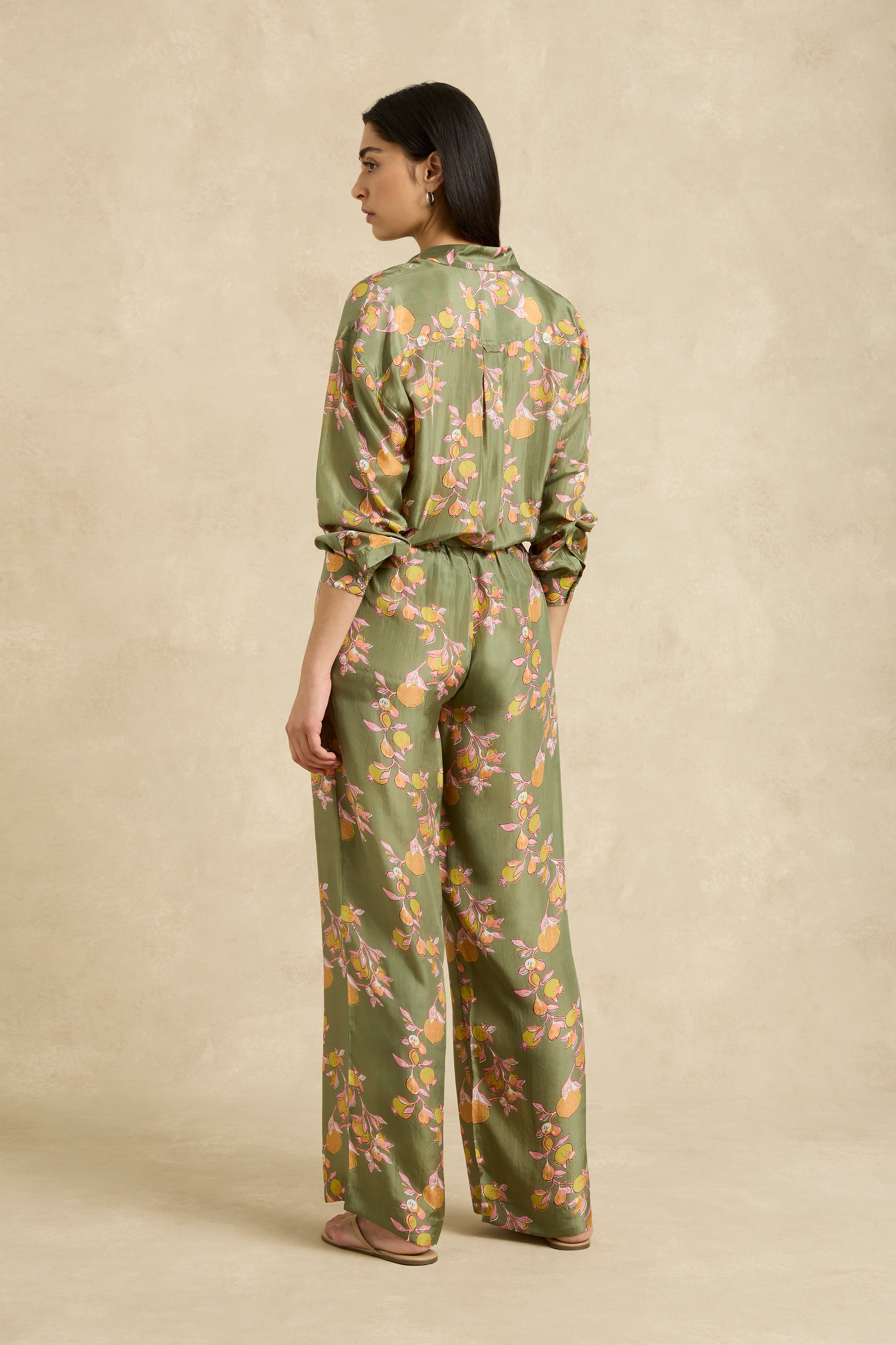 Azra Pant - Pomegranate Khaki
