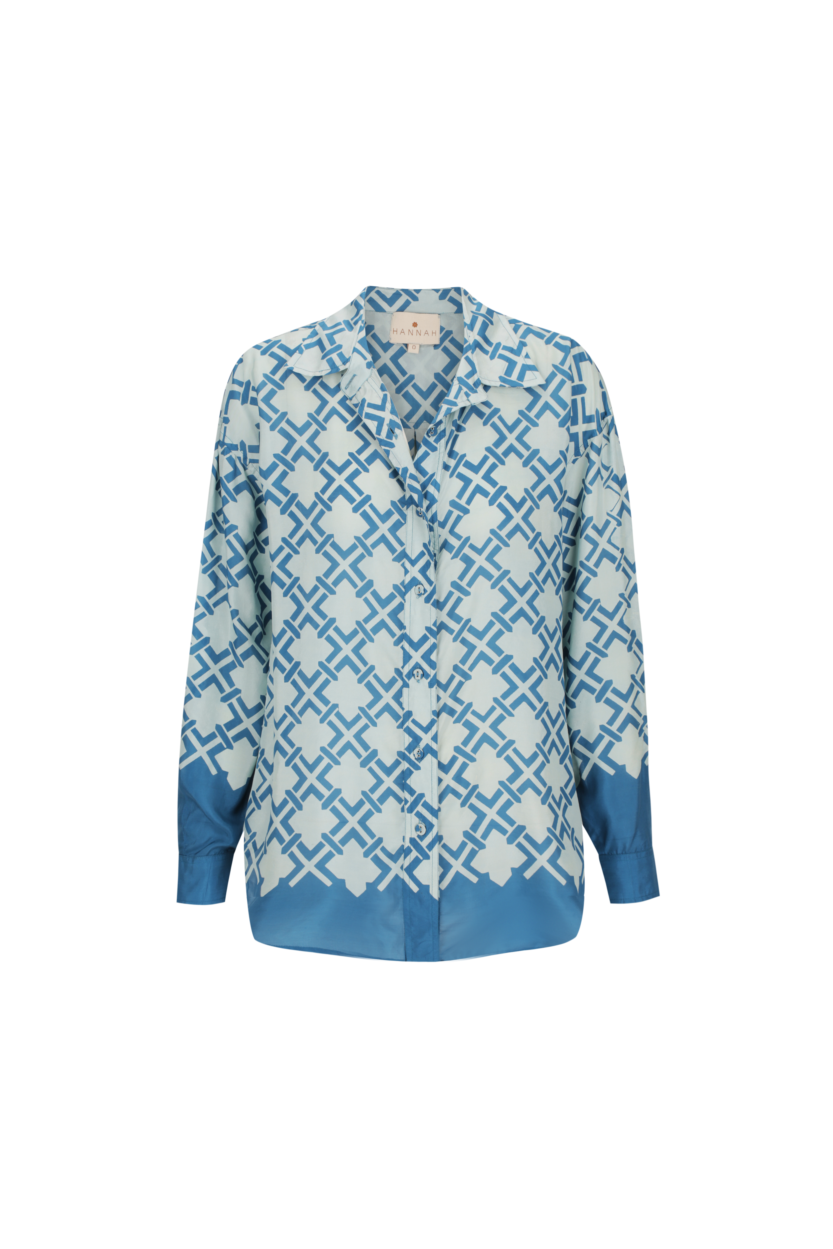 Stevie Shirt - Lattice Blue