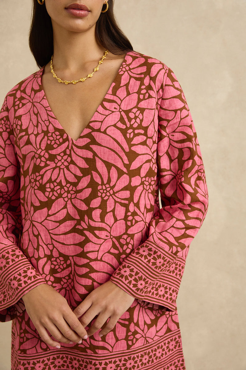 Tavi Dress - Crocus Rosewood