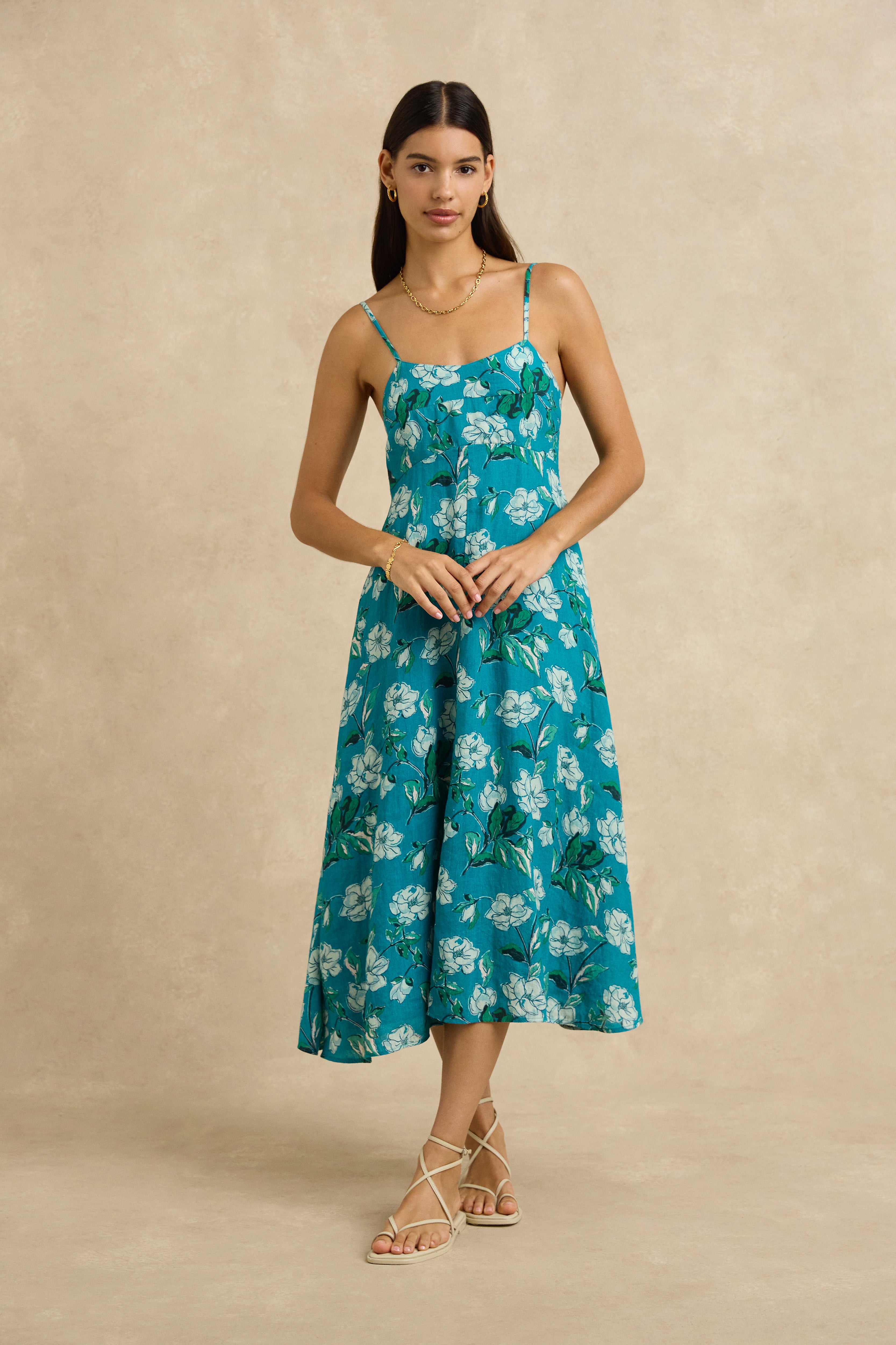 Teeva Dress - Magnolia Blue