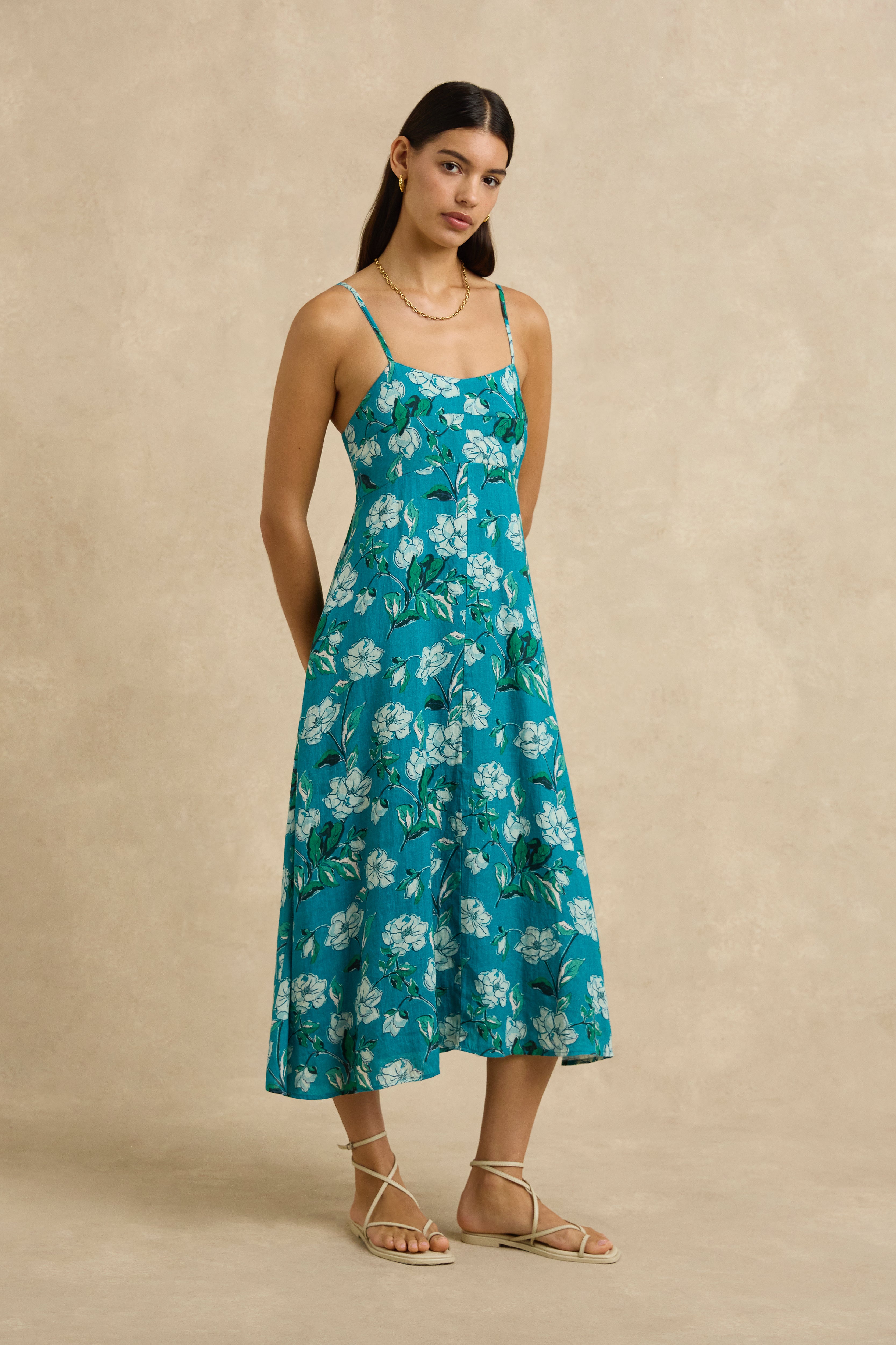 Teeva Dress - Magnolia Blue