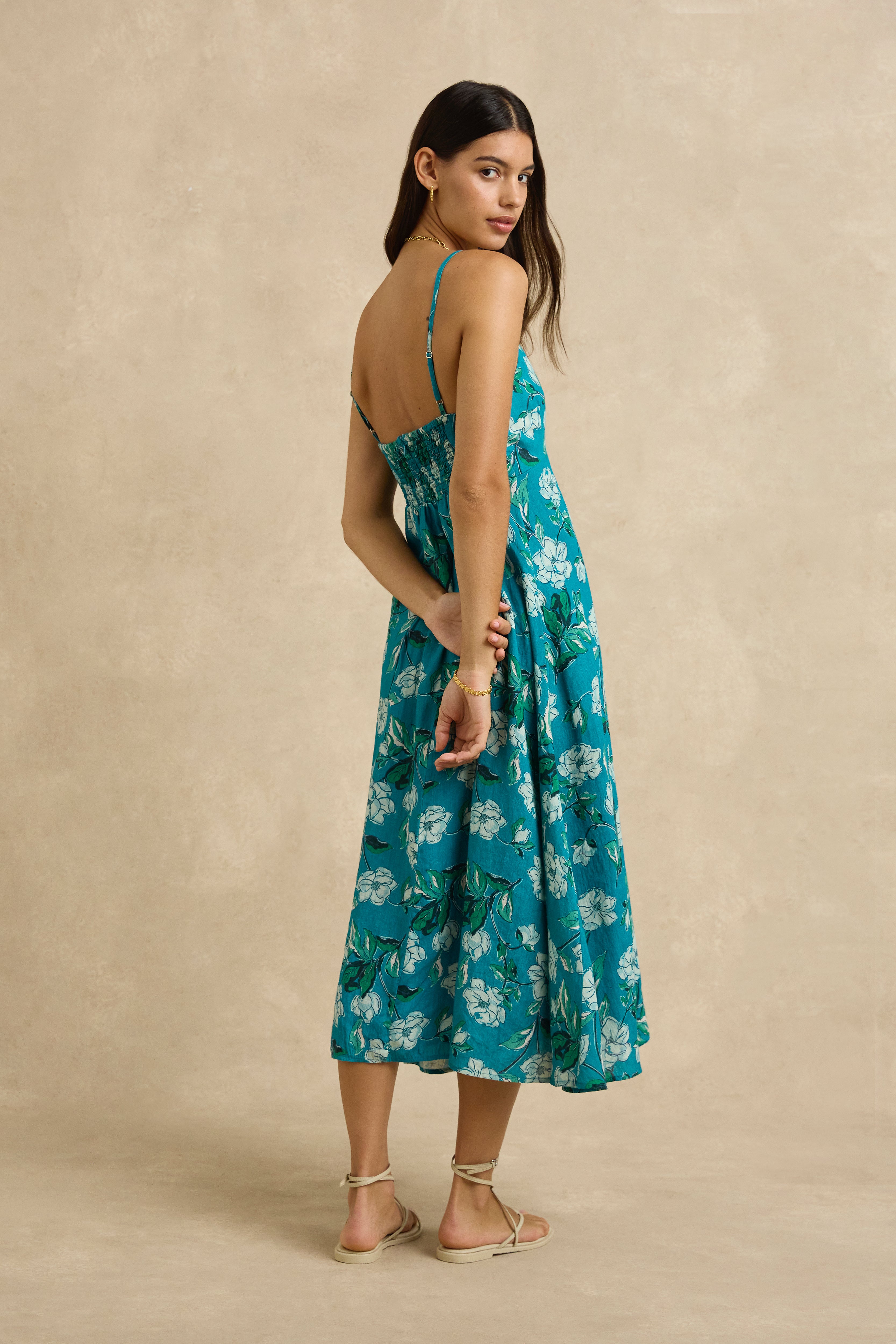Teeva Dress - Magnolia Blue