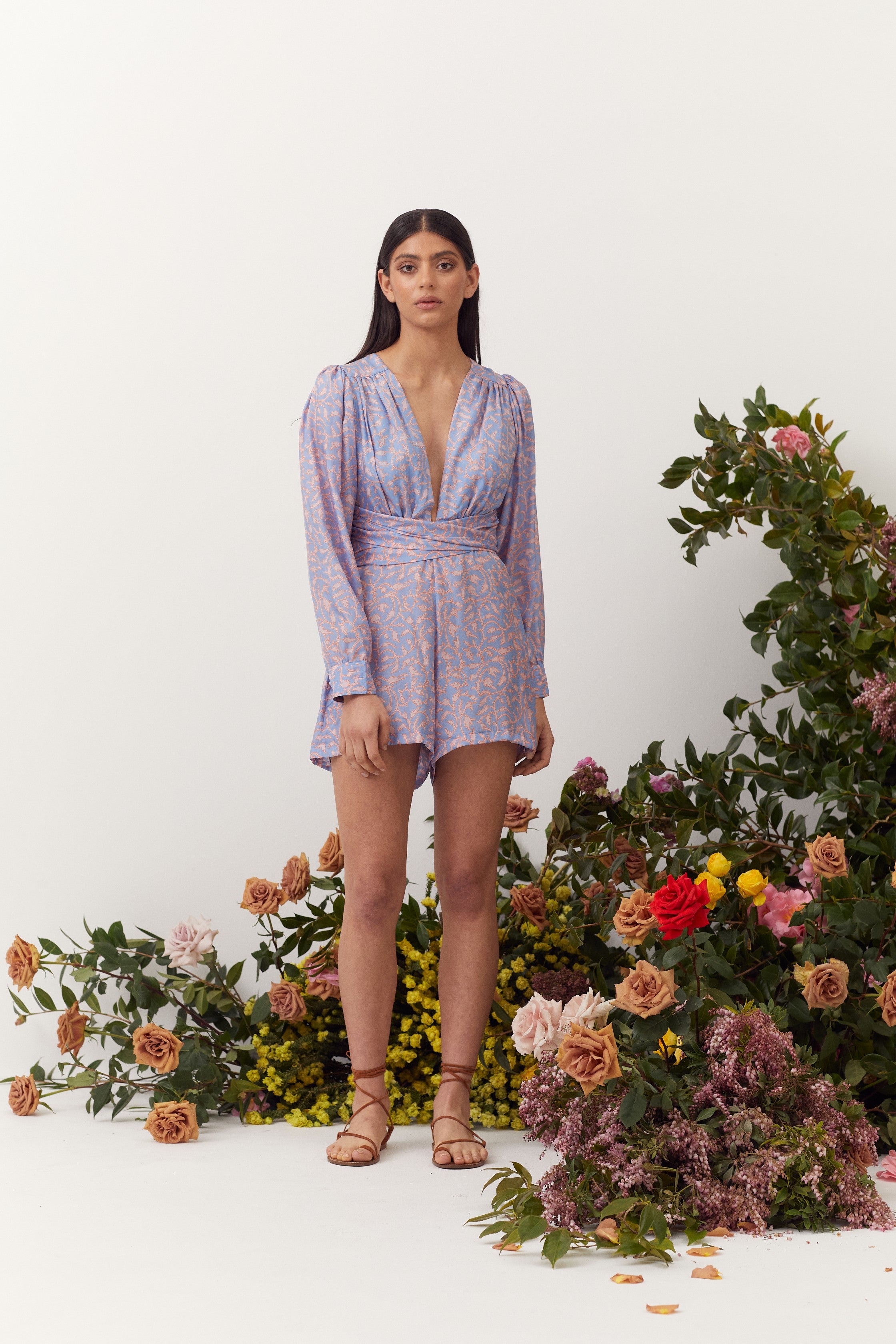 Charlee Playsuit, Jacaranda