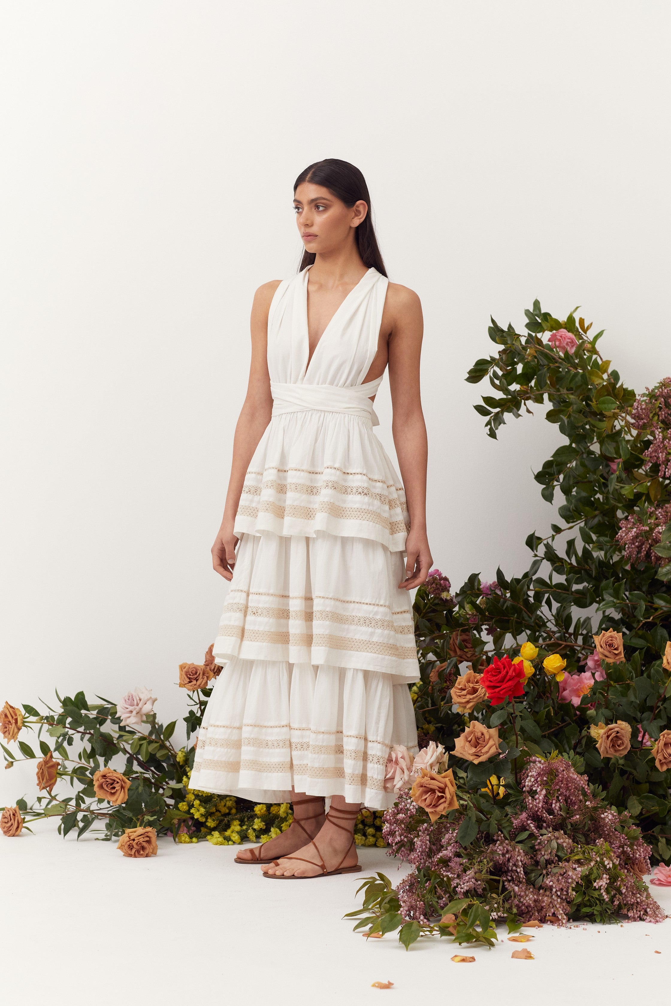 Davina Dress, Gardenia