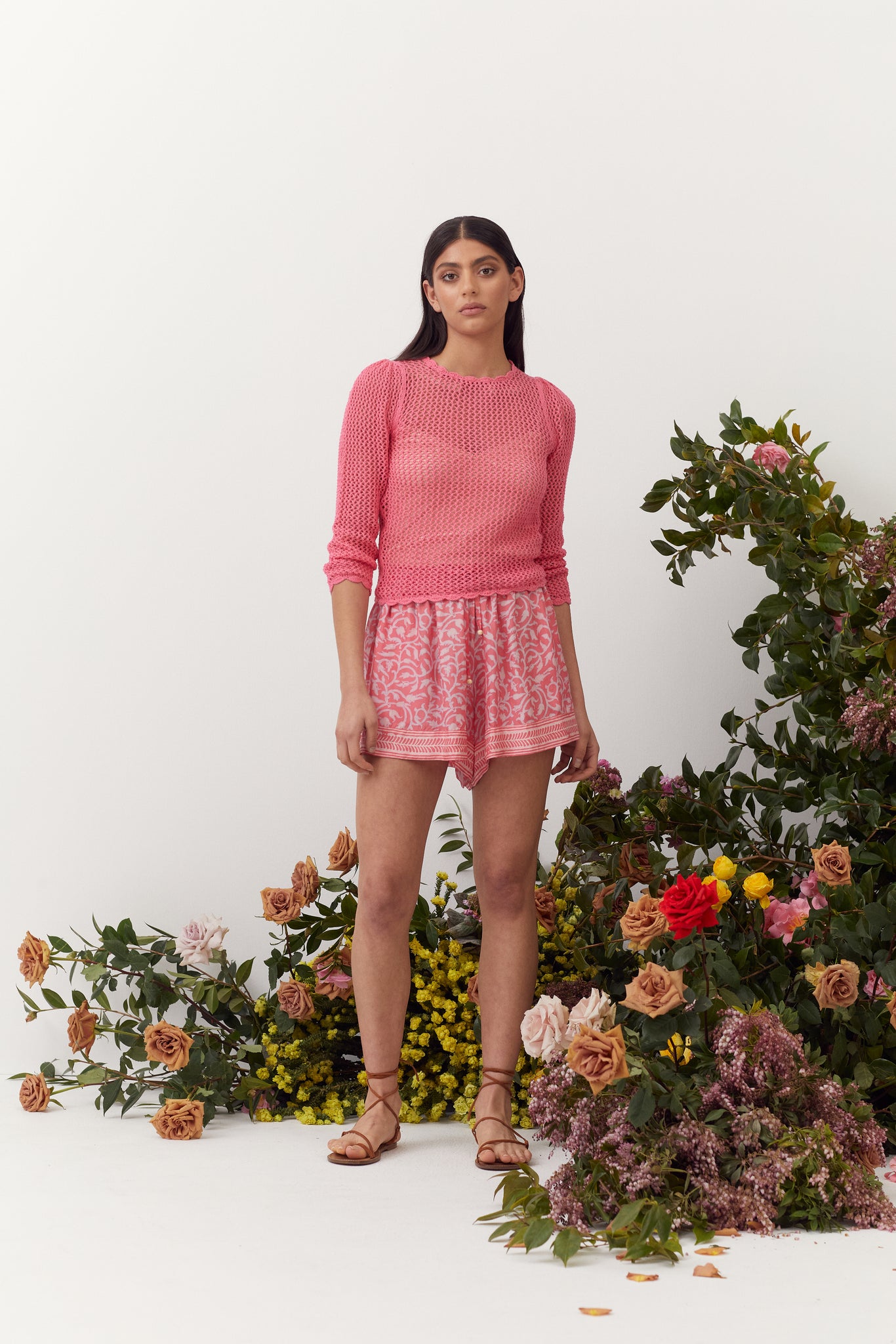 Ren Crochet Top, Bloom