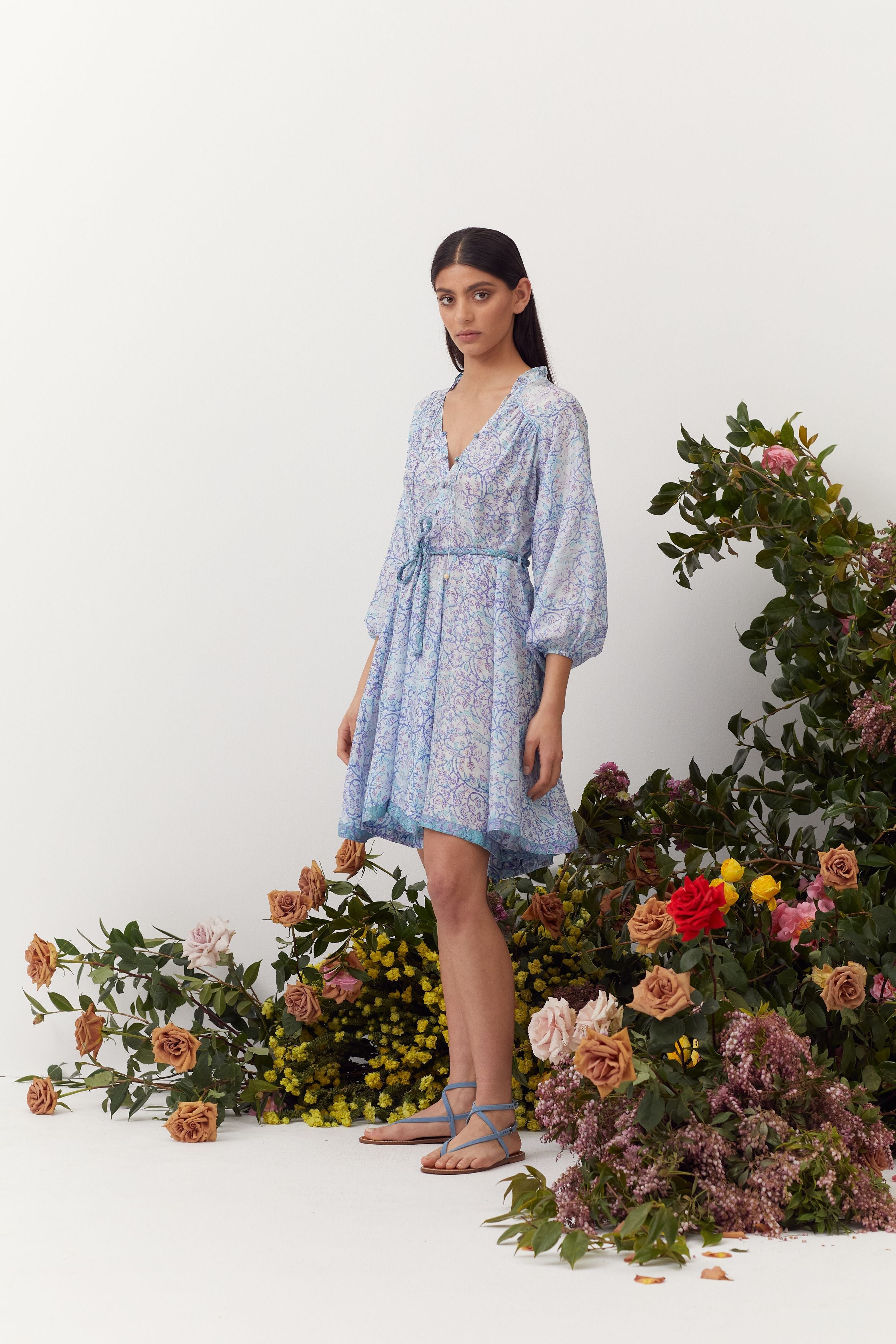 Oriana Dress, Delphinium