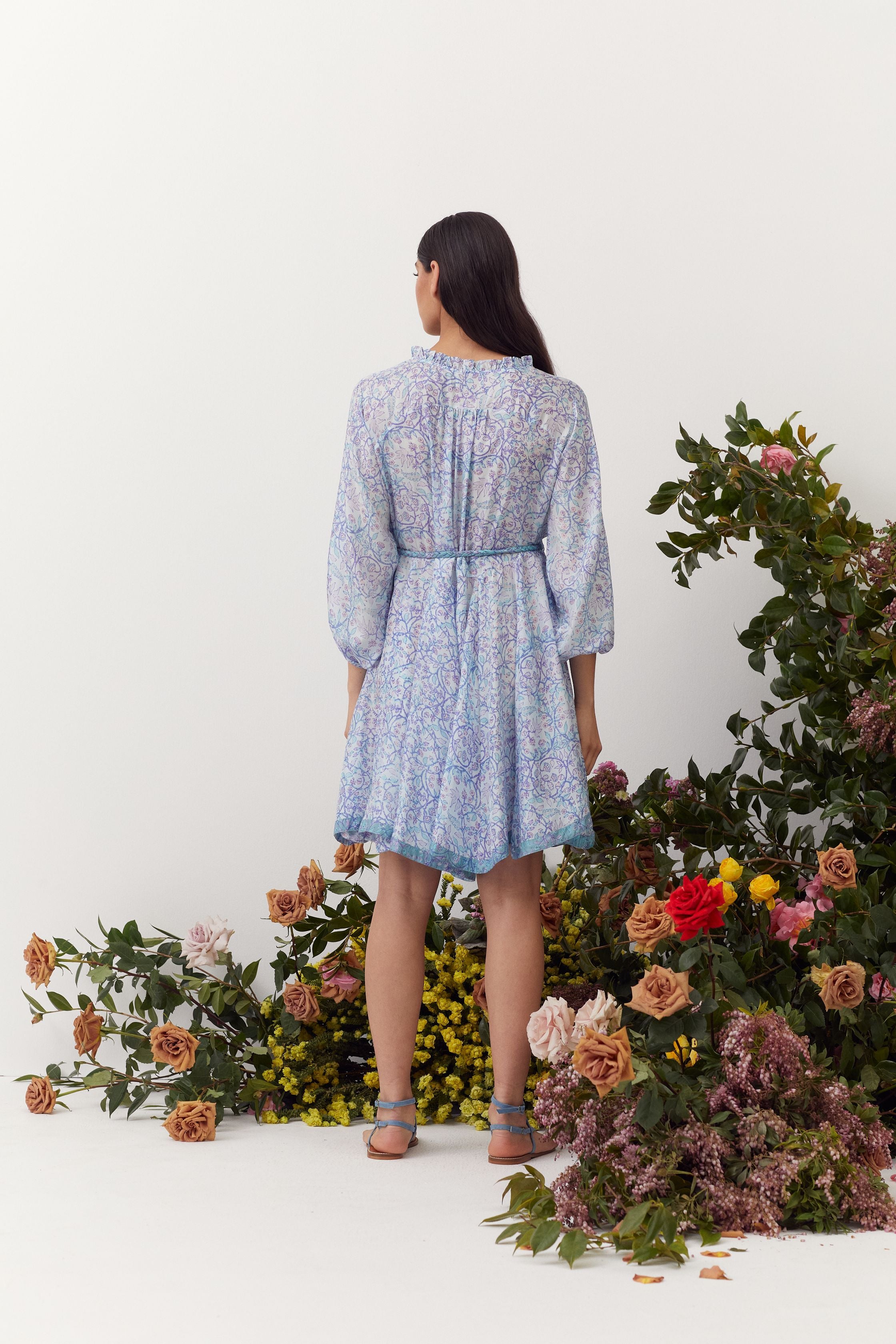 Oriana Dress, Delphinium