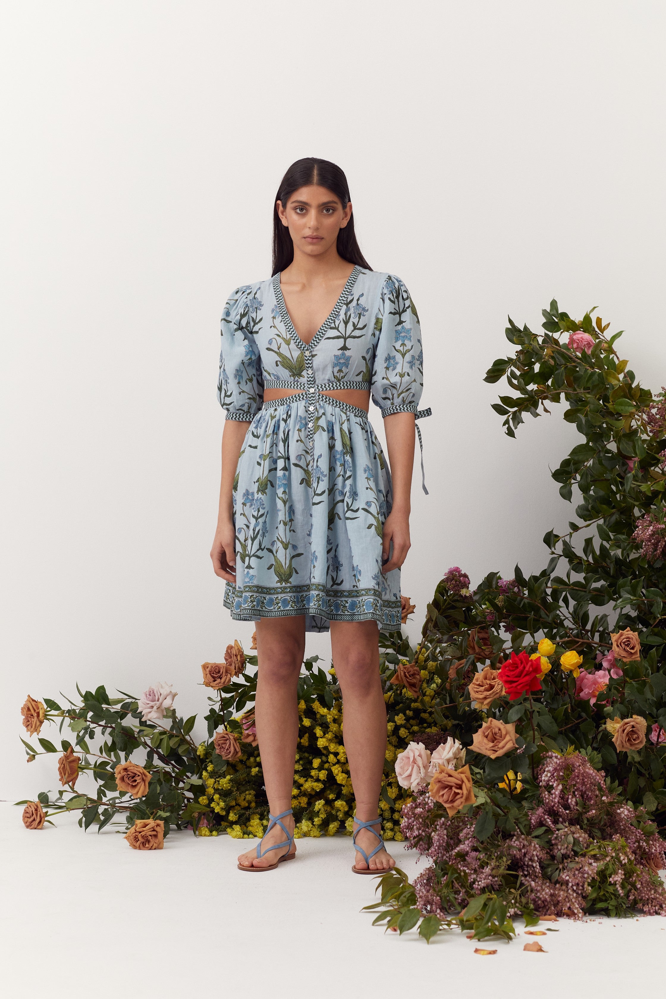 Cora Dress, Azure