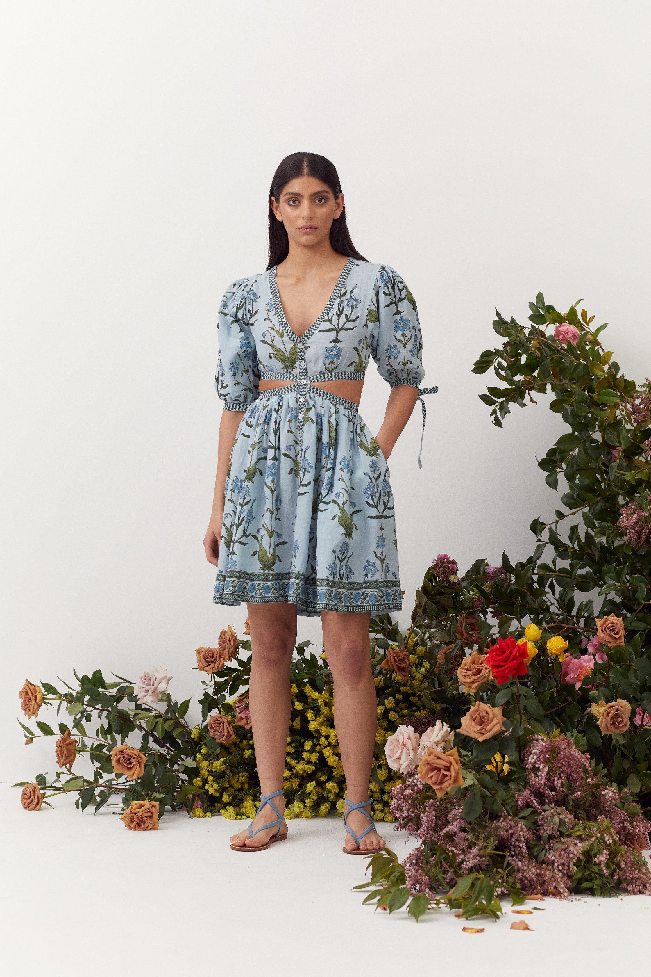 Cora Dress, Azure