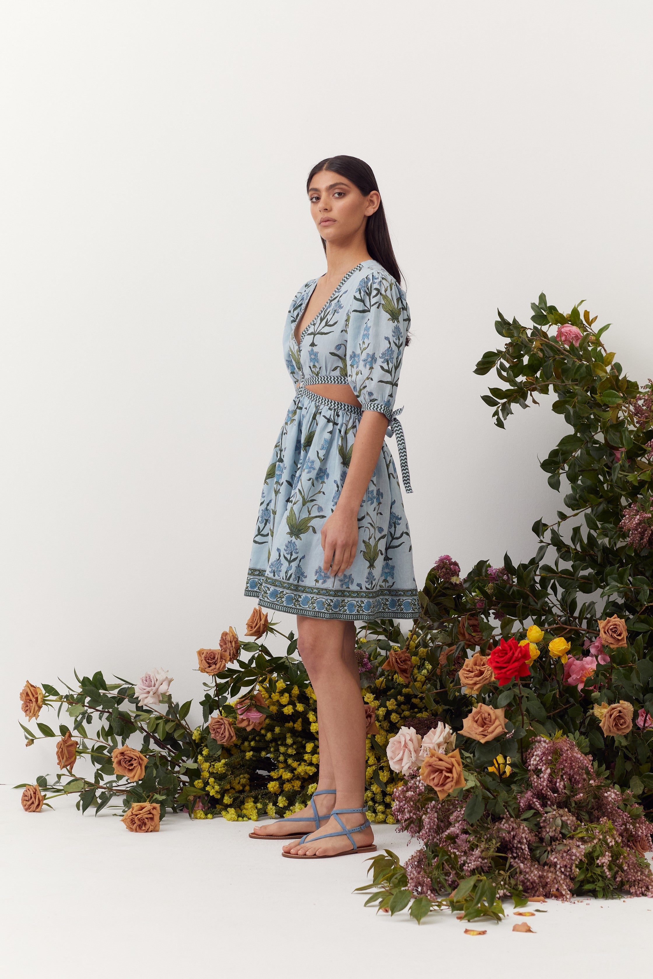 Cora Dress, Azure