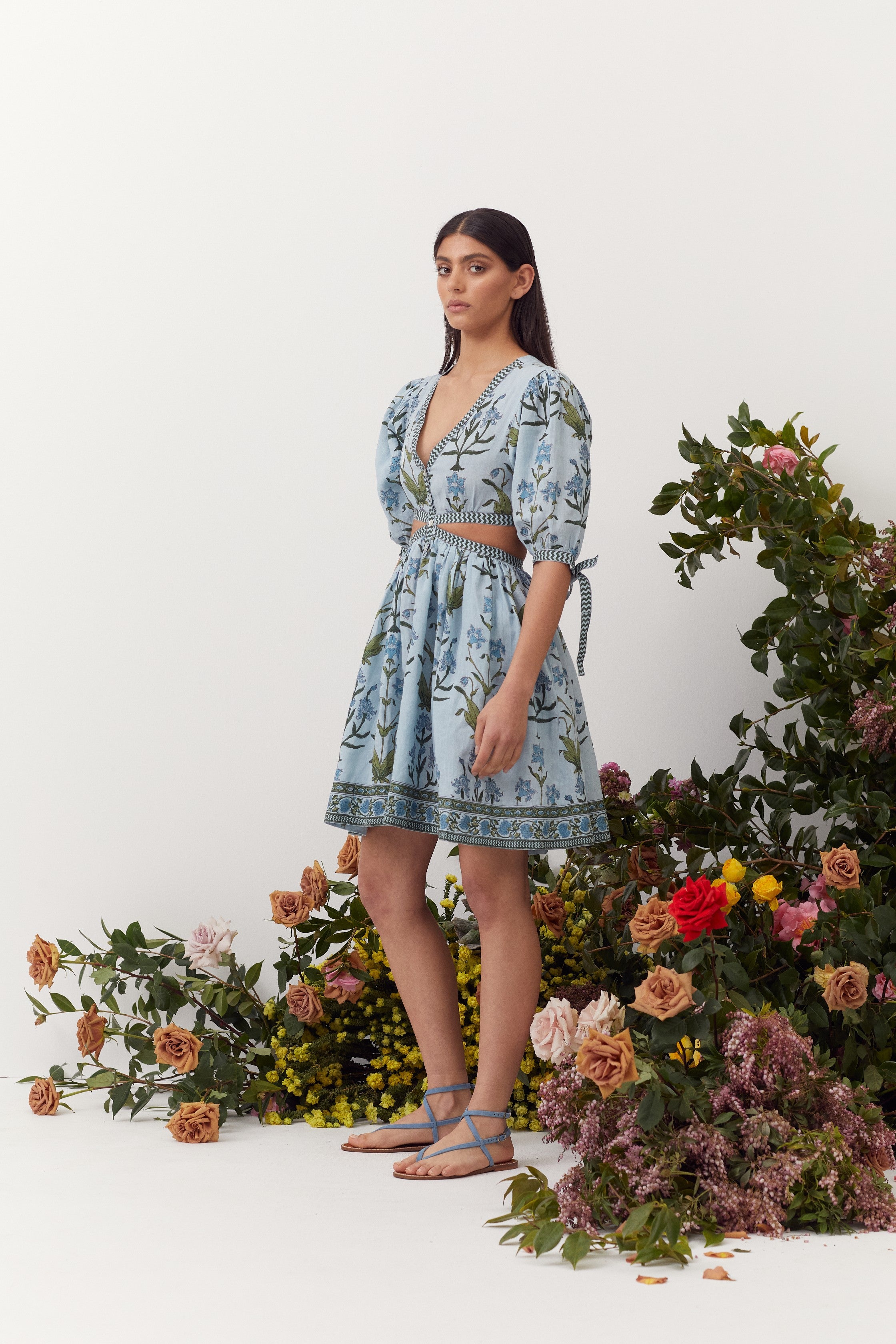 Cora Dress, Azure