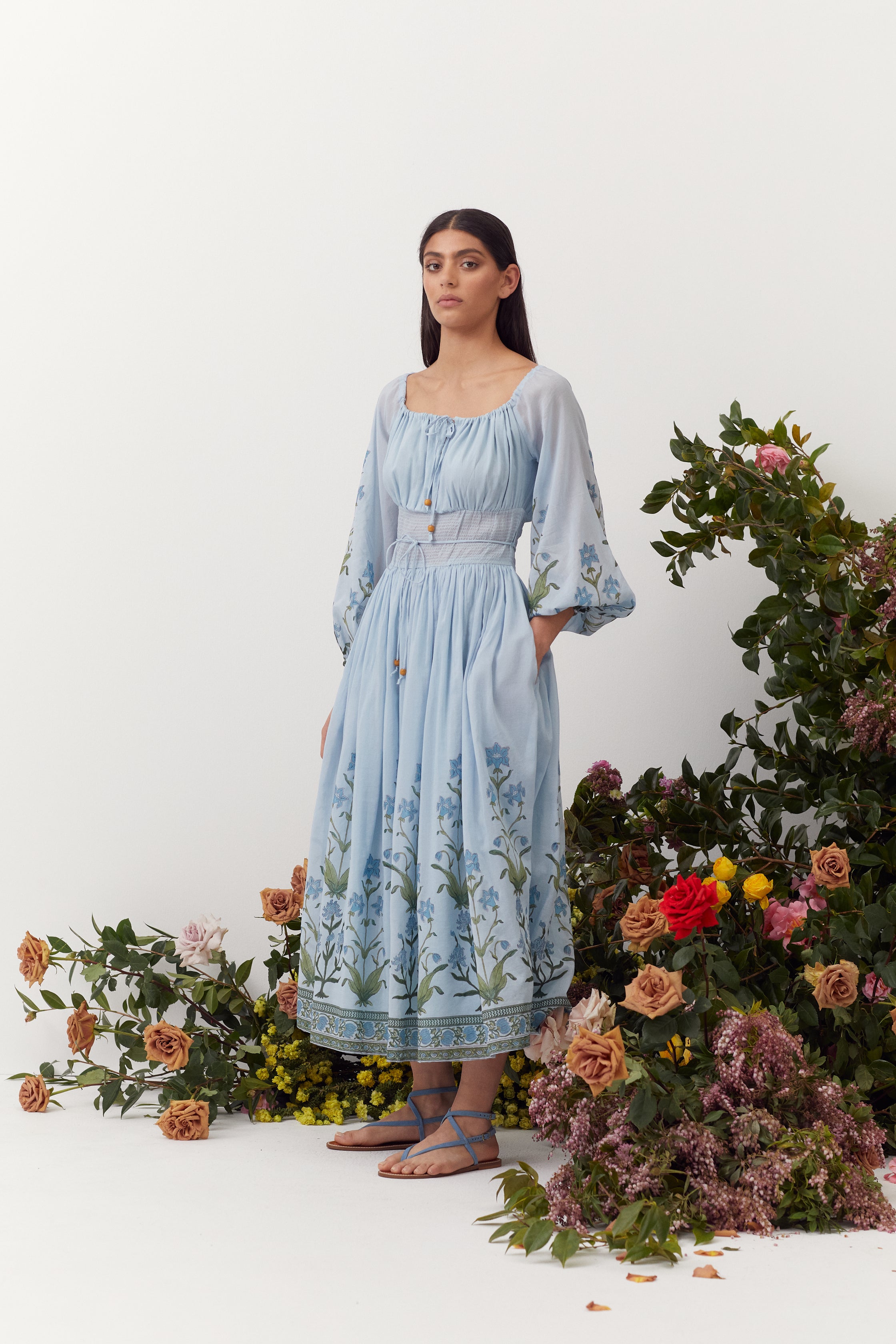 Estelle Dress, Azure